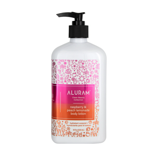 Raspberry & Peach Lemonade Ultra-Hydrating Body Lotion 18oz Aluram