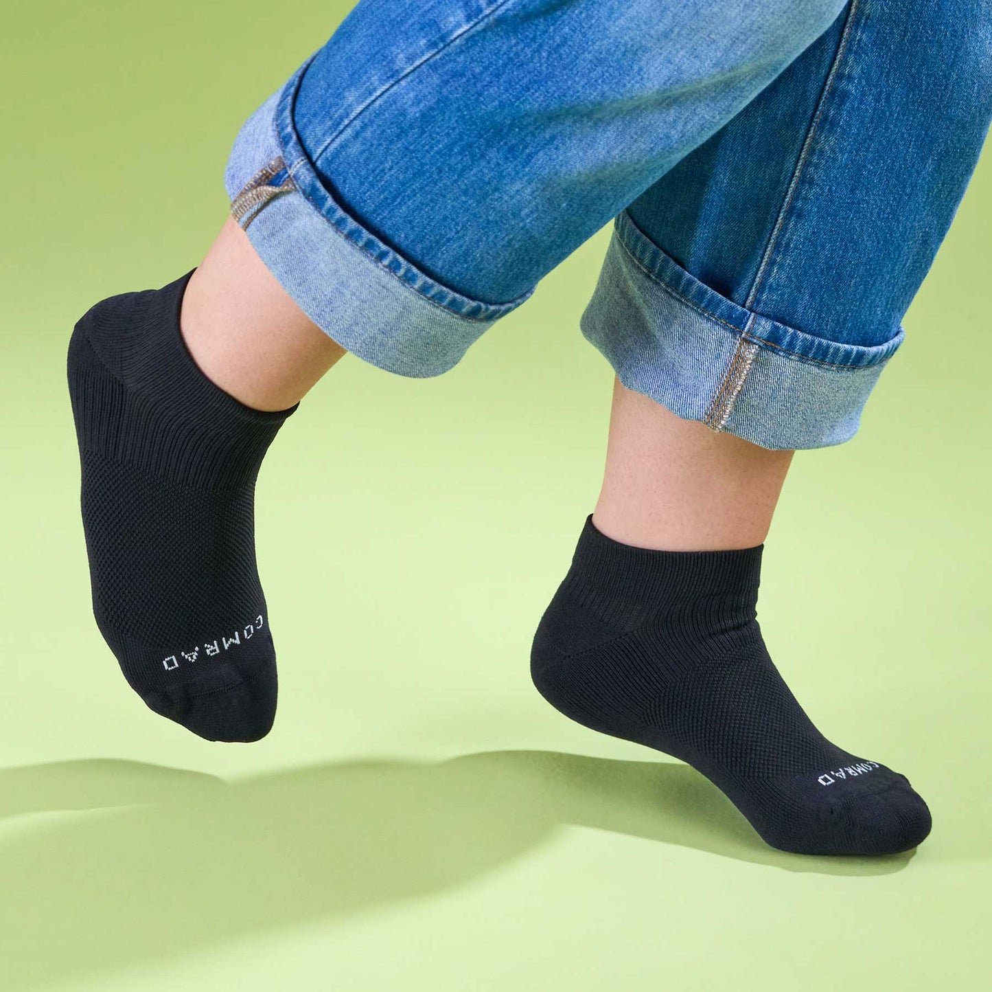 Ankle Compression Socks Black for Running Allies