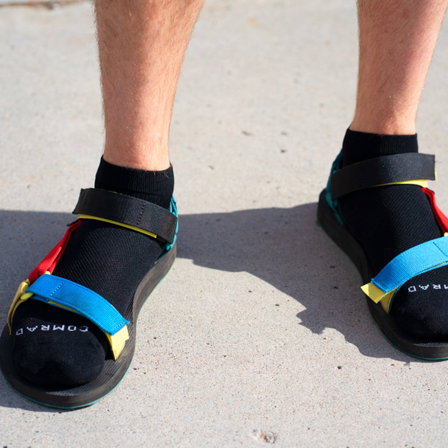 Ankle Compression Socks Black for Running Allies