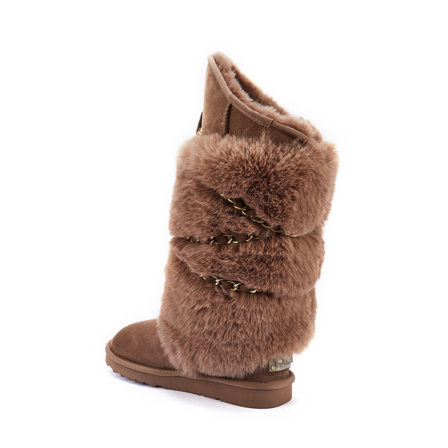 ATILLA Tall Suede Sheepskin Lined Boot Australia Luxe Collective
