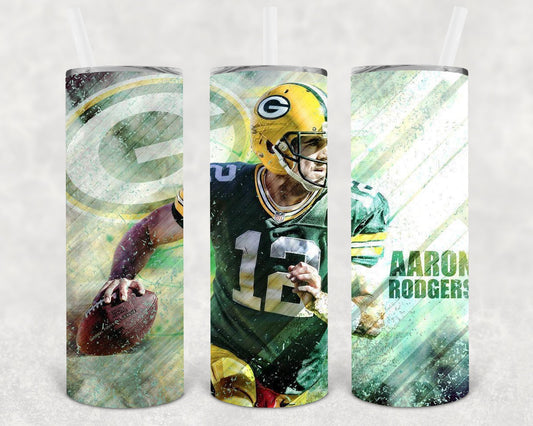 Aaron Rodgers 20 oz Skinny Tumbler