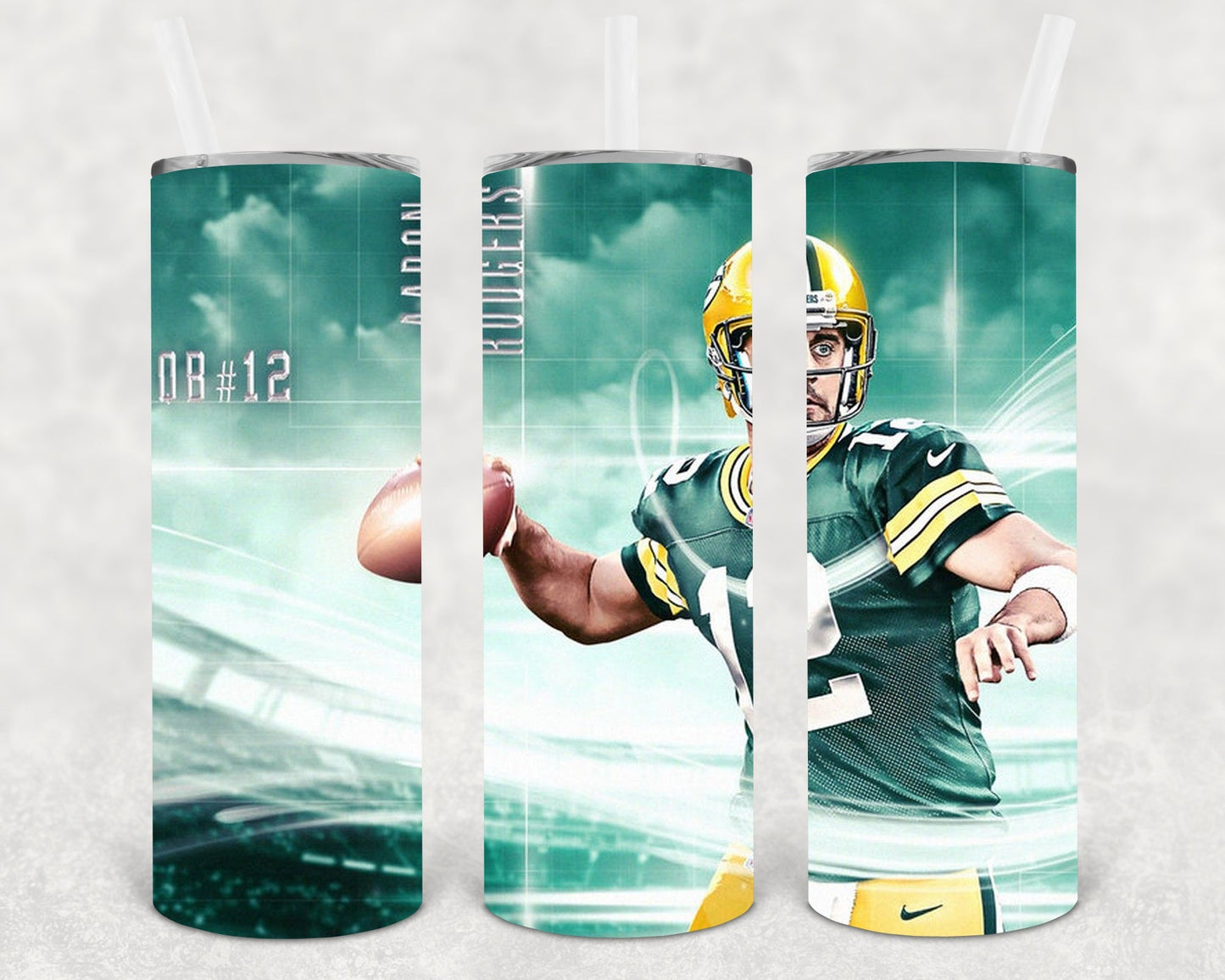 Aaron Rodgers 20 oz Skinny Tumbler