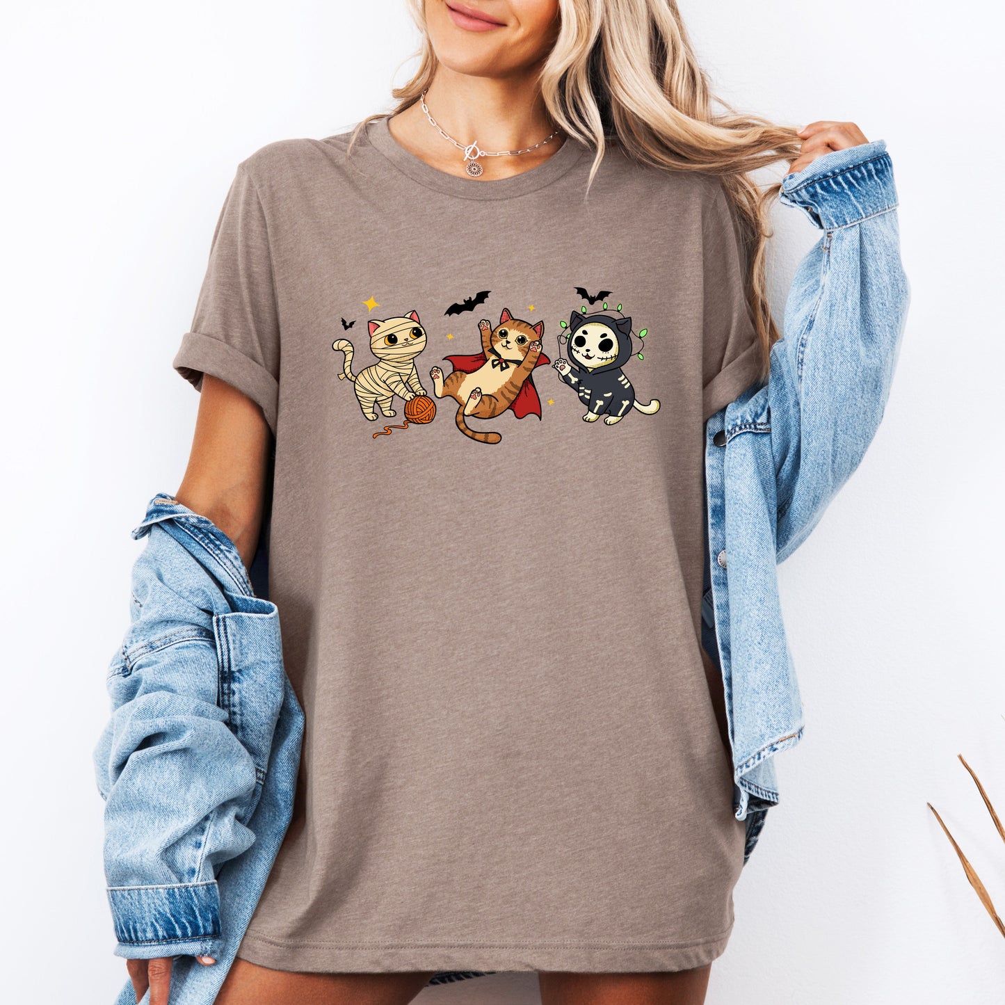 Adorable Halloween Cats, Cute, Fall, Autumn, Costume, Tshirt