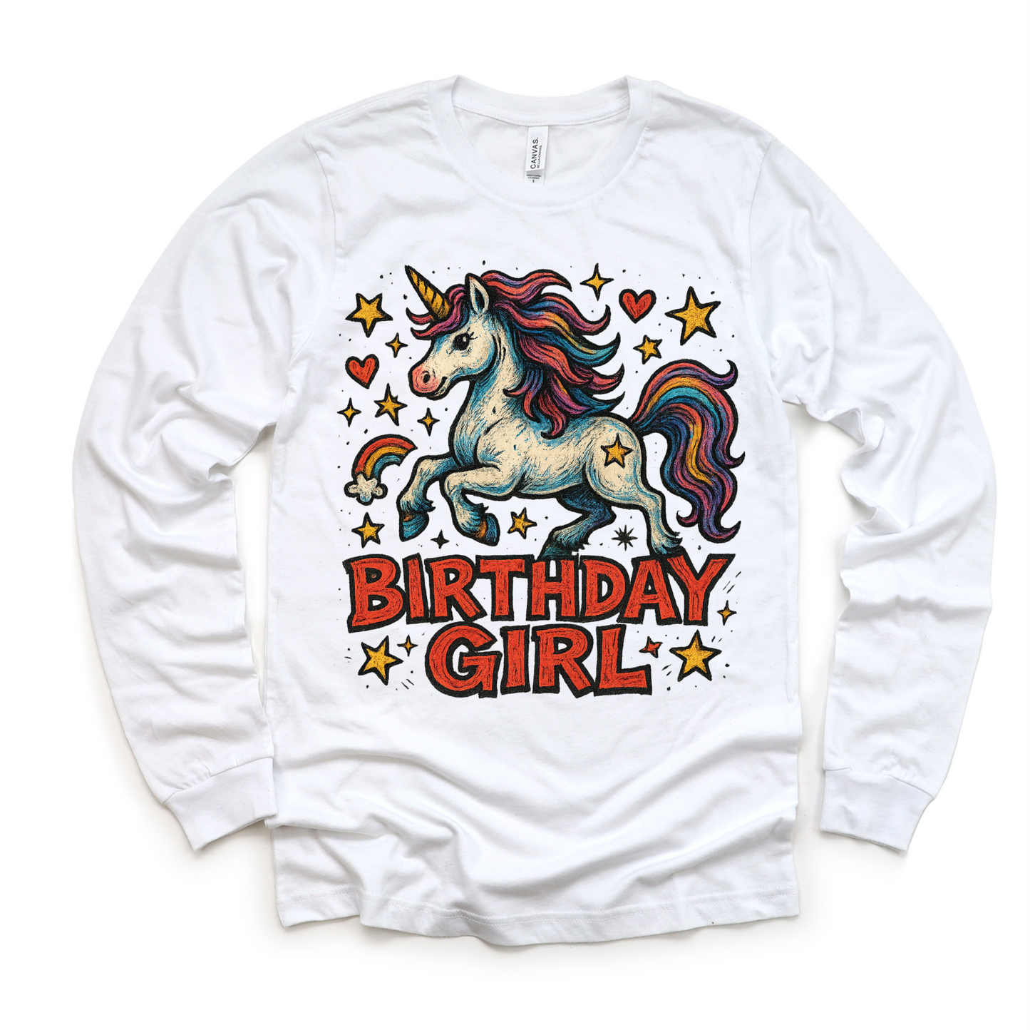 Unicorn Birthday Shirt Girls Soft Breathable Birthday Tee Madi Moosh