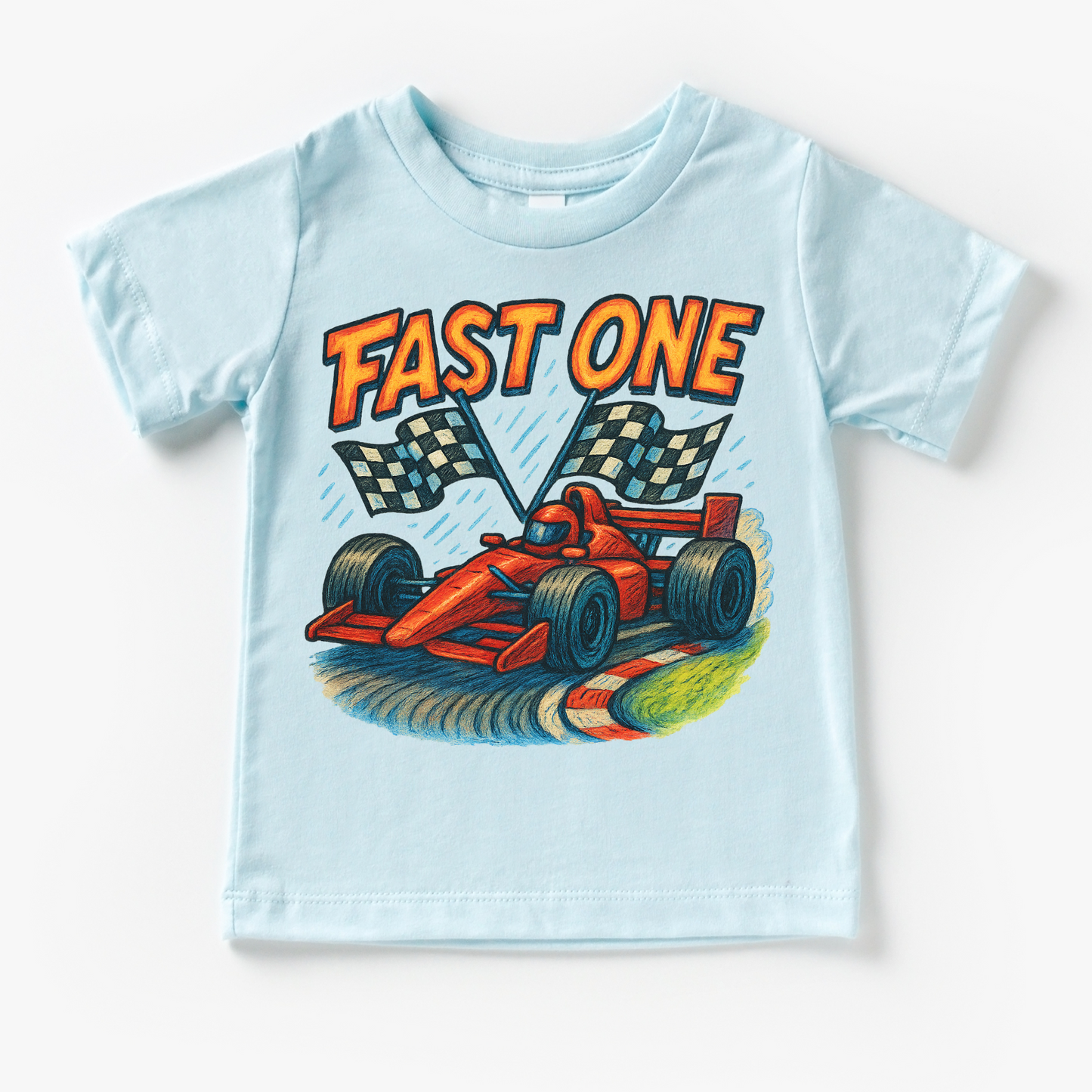 Fast One Racecar 1st Birthday Shirt Birthday Tee Madi Moosh