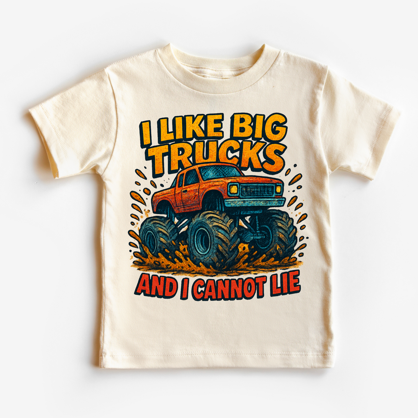 Big Trucks Monster Truck Shirt I Like Big Trucks And I Cannot Lie Tee Madi Moosh