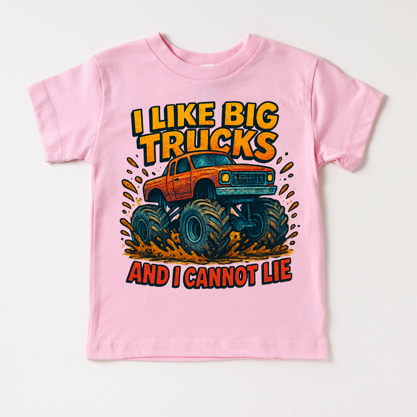 Big Trucks Monster Truck Shirt I Like Big Trucks And I Cannot Lie Tee Madi Moosh