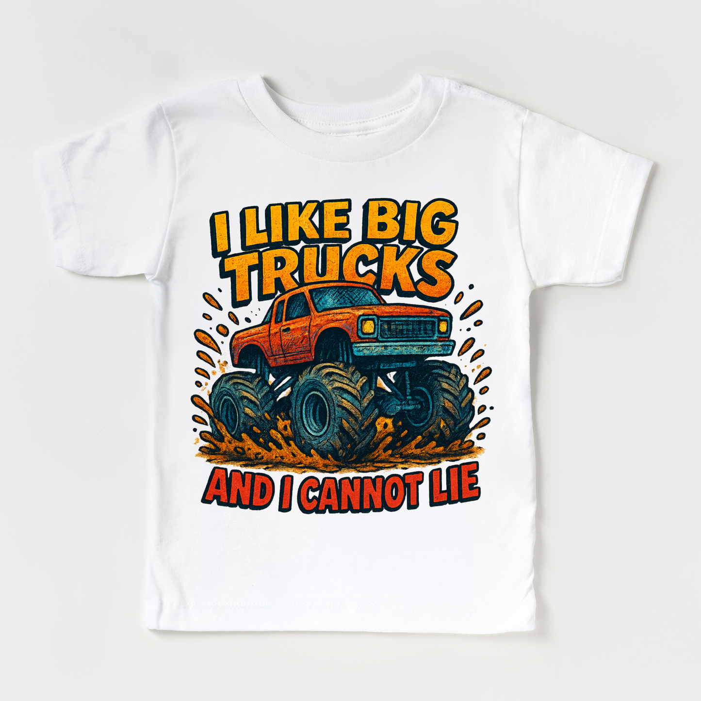 Big Trucks Monster Truck Shirt I Like Big Trucks And I Cannot Lie Tee Madi Moosh