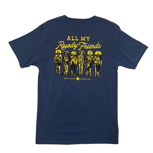 Rowdy Friends Navy Pocket T-Shirt