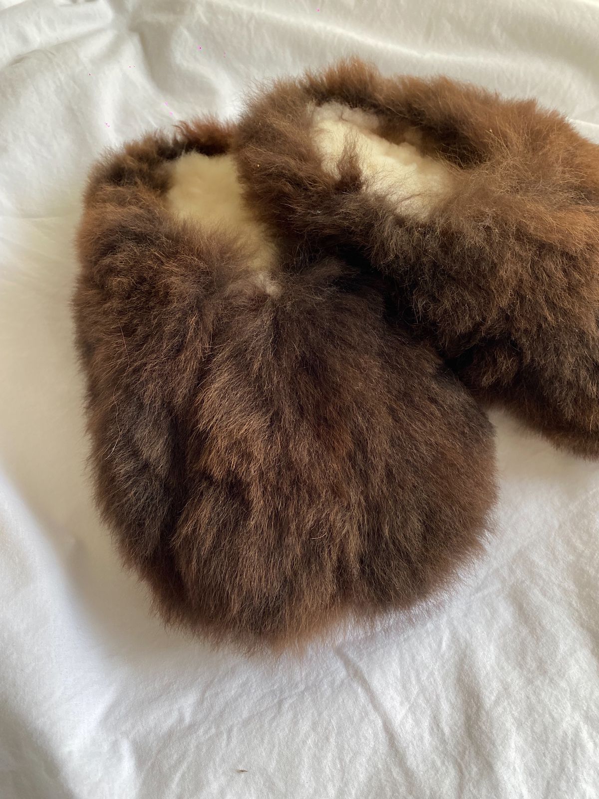 Genuine Alpaca Soft Alpuffas Slippers