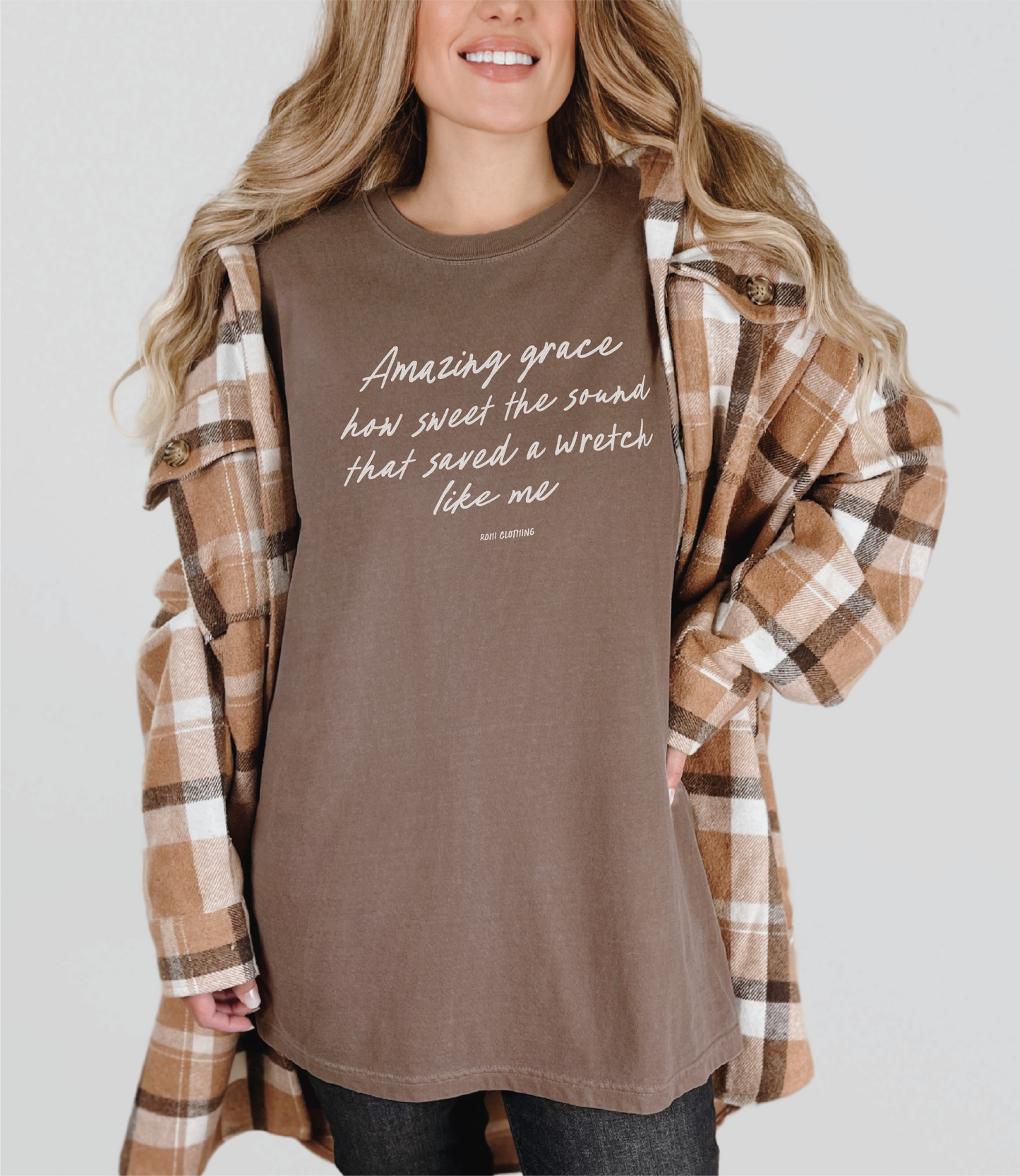 AMAZING GRACE TEE Espresso T-Shirt Rohi Clothing