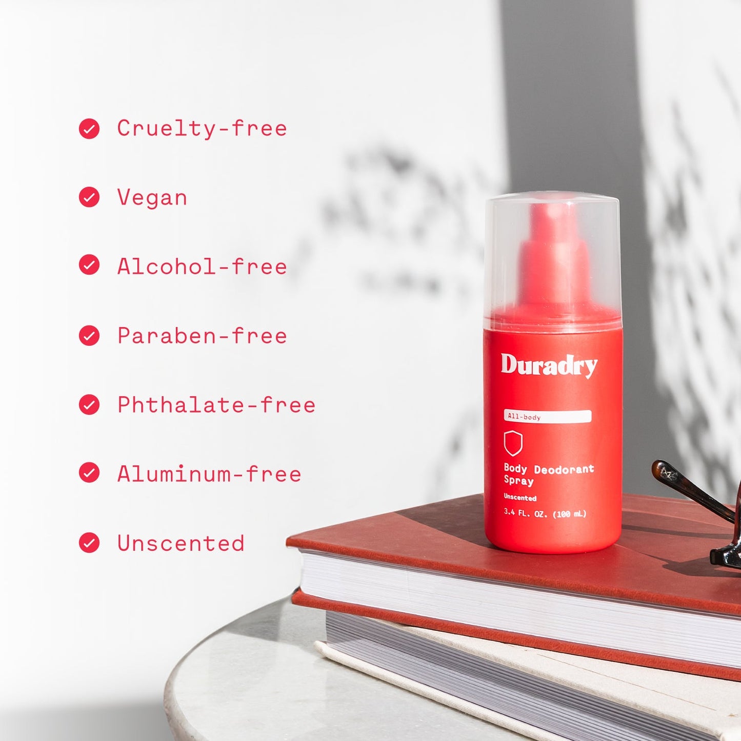 Body Deodorant Spray Unscented Deodorant Spray Duradry