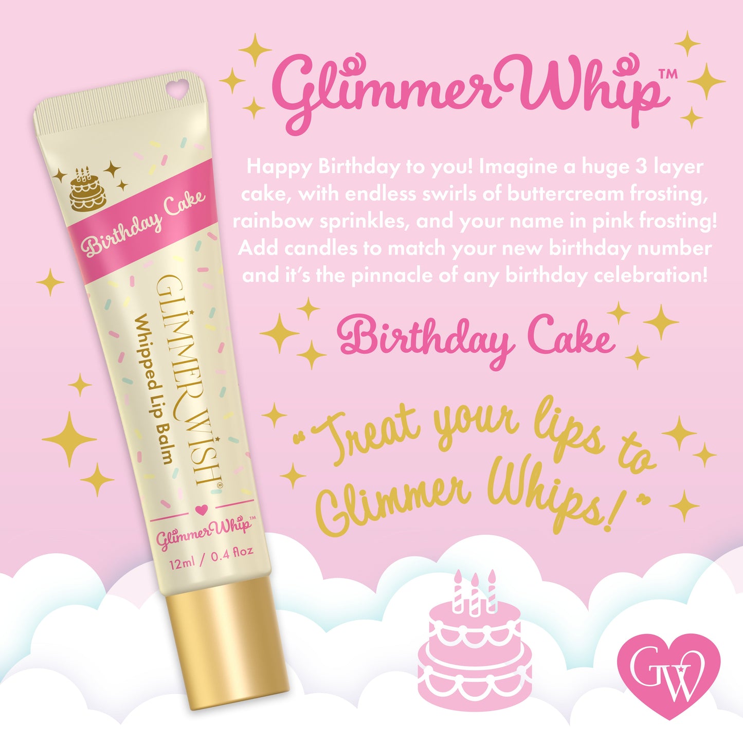 Whipped Hydrating Lip Balm Glimmer Whip