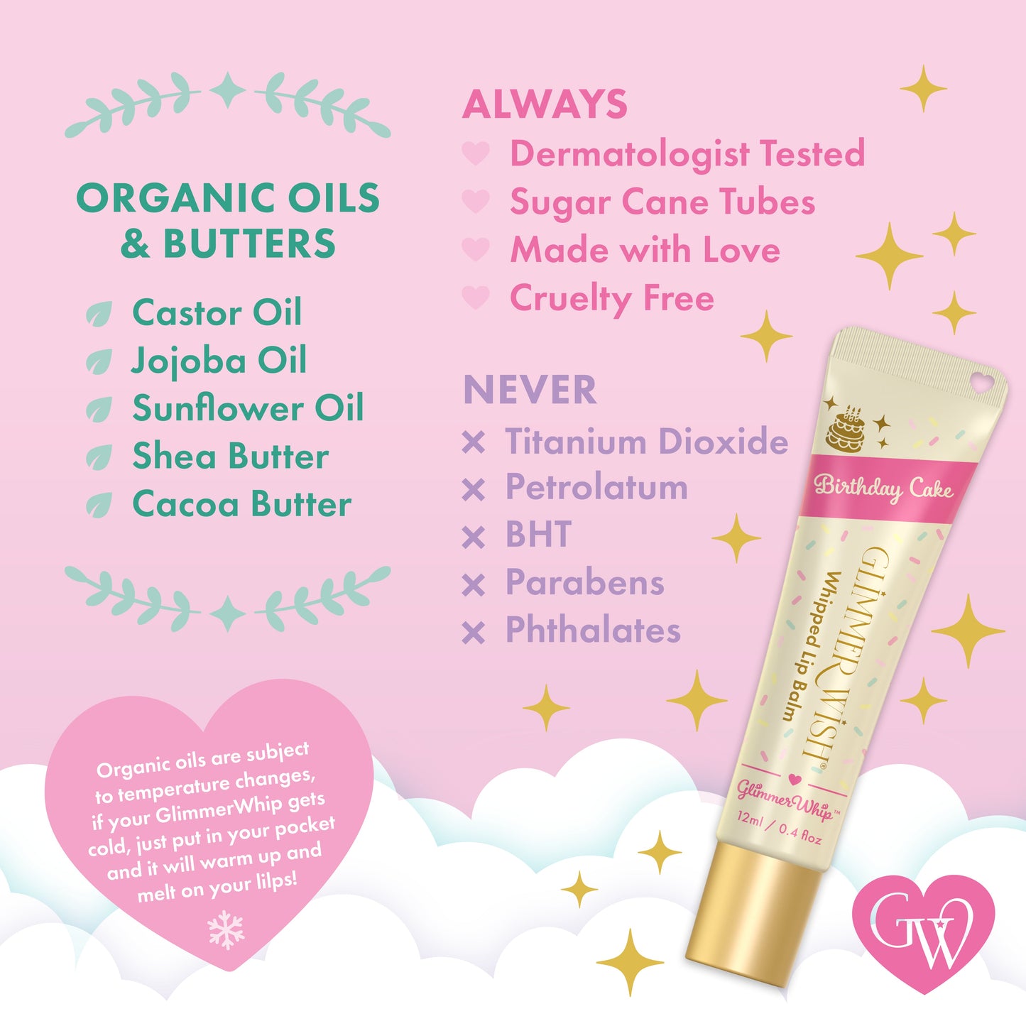 Whipped Hydrating Lip Balm Glimmer Whip