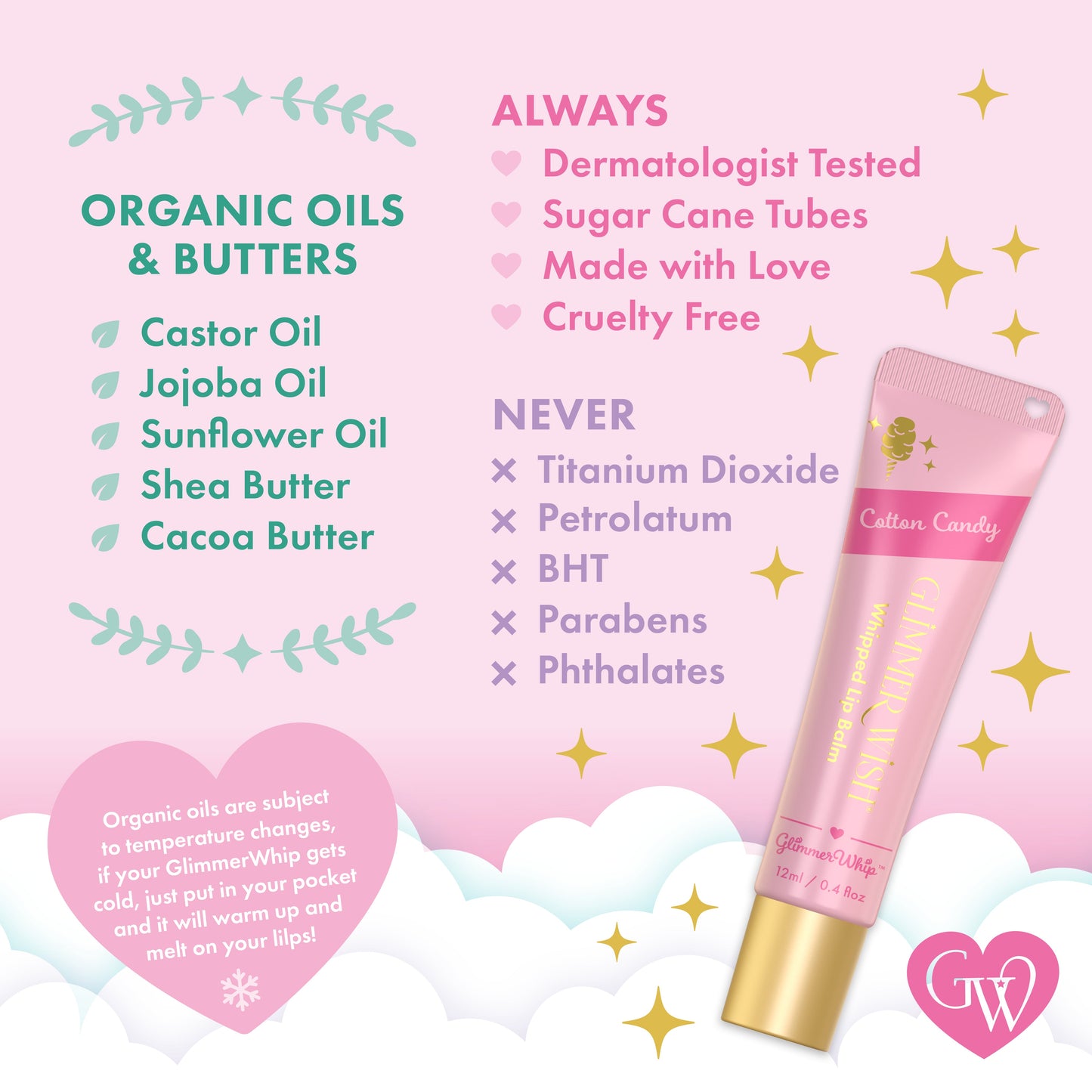 Whipped Hydrating Lip Balm Glimmer Whip