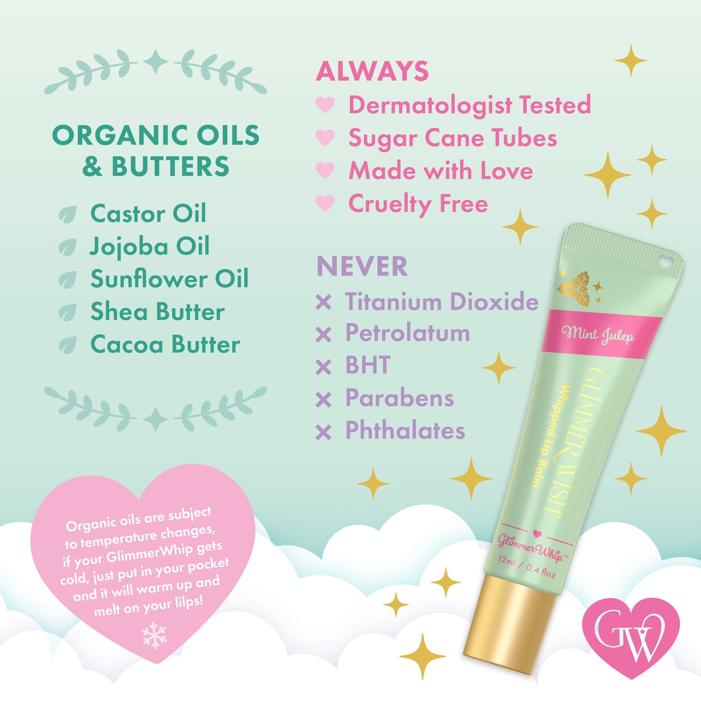 Whipped Hydrating Lip Balm Glimmer Whip