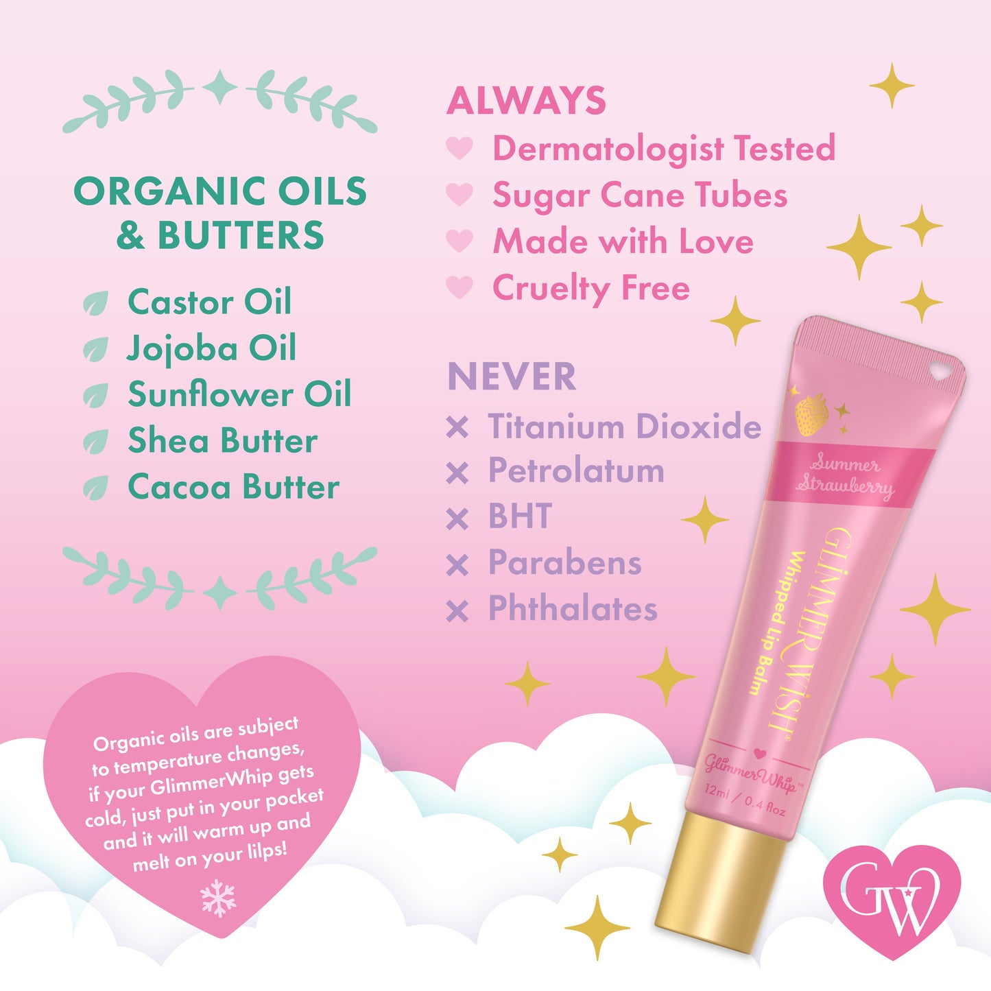Whipped Hydrating Lip Balm Glimmer Whip