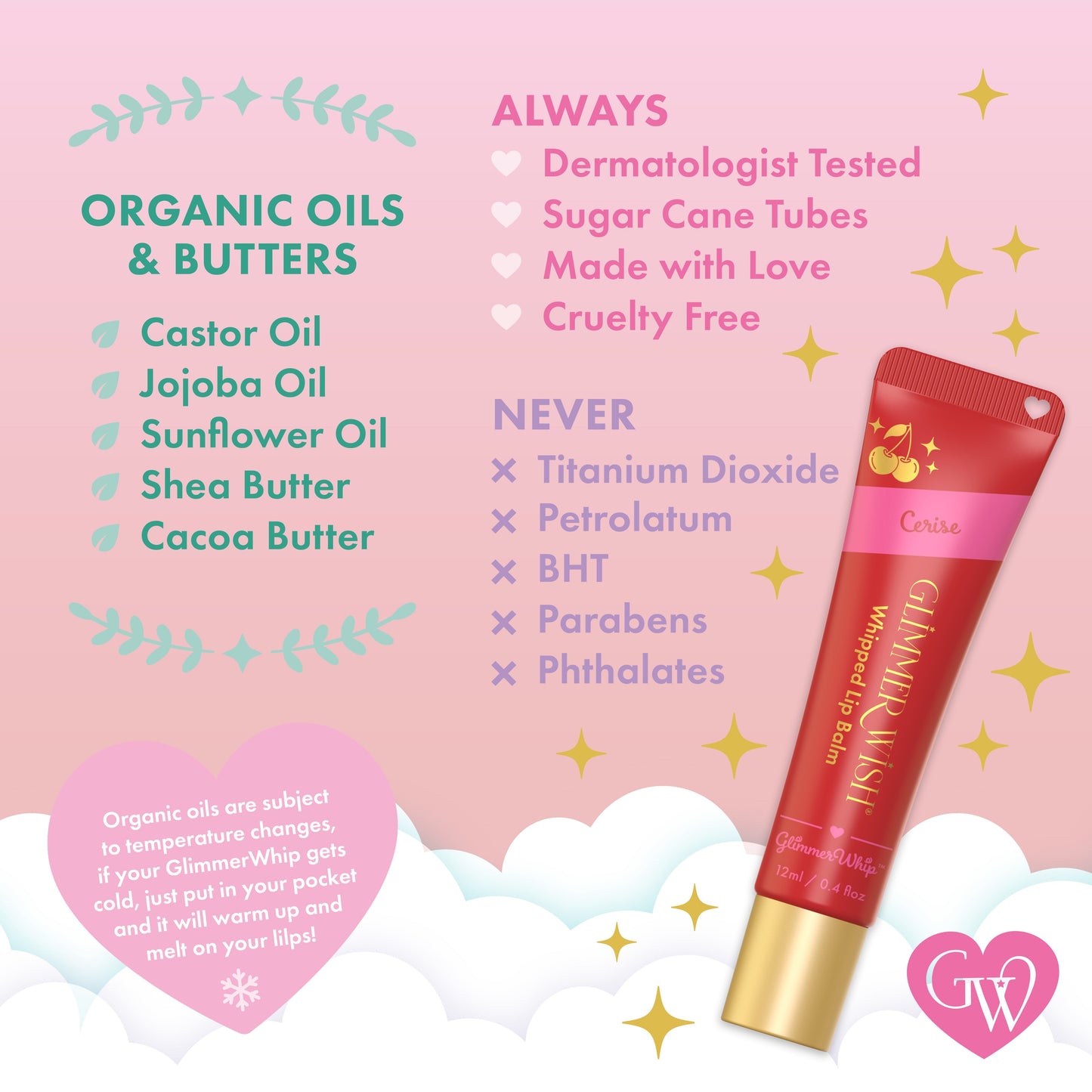 Whipped Hydrating Lip Balm Glimmer Whip