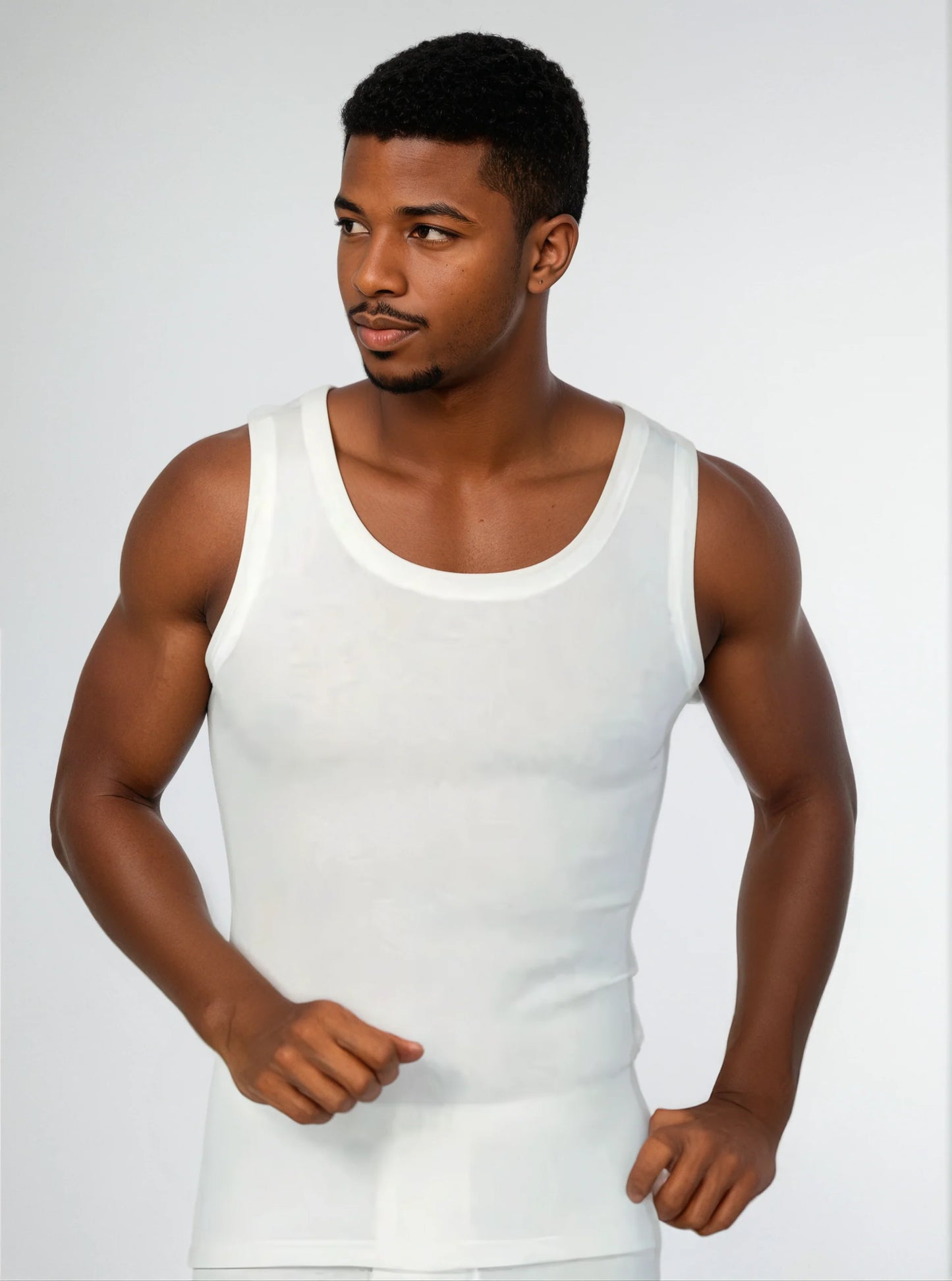 Angora and Wool | Sleeveless base layer shirt (Men's)