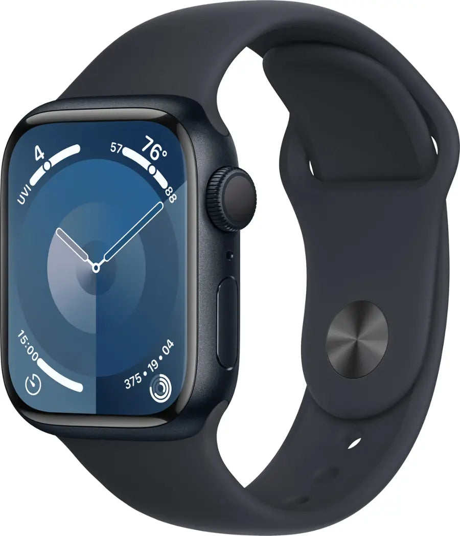 Apple Watch Series 9 (2023) – 41mm GPS Wi-Fi – Aluminum Case with Sport Band