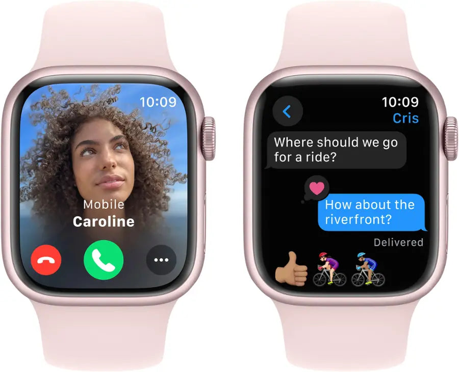 Apple Watch Series 9 (2023) – 45mm GPS Wi-Fi – Aluminum Case with Sport Band