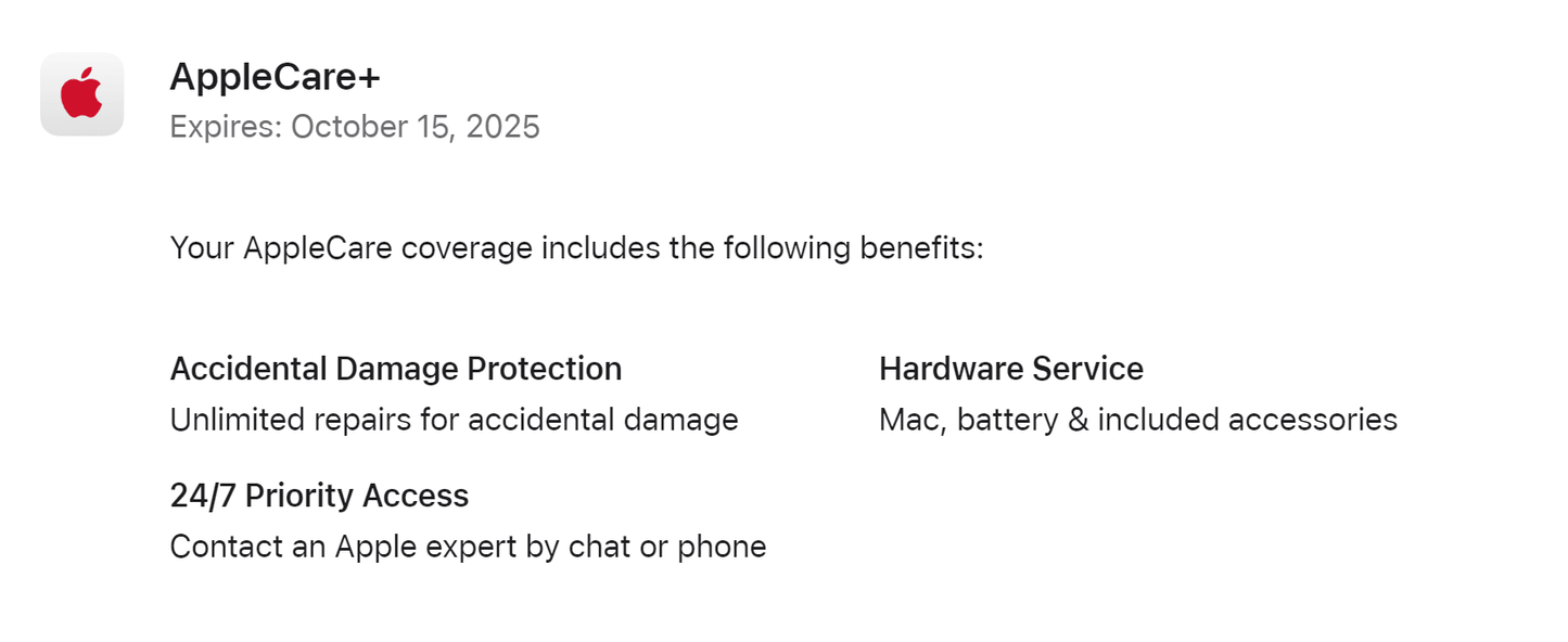 2021 Apple MacBook Pro 16-Inch Laptop – M1 Pro, 10-Core CPU, 16-Core GPU, 32GB RAM, 2TB SSD, Silver, with AppleCare+ Until 10/25/2025