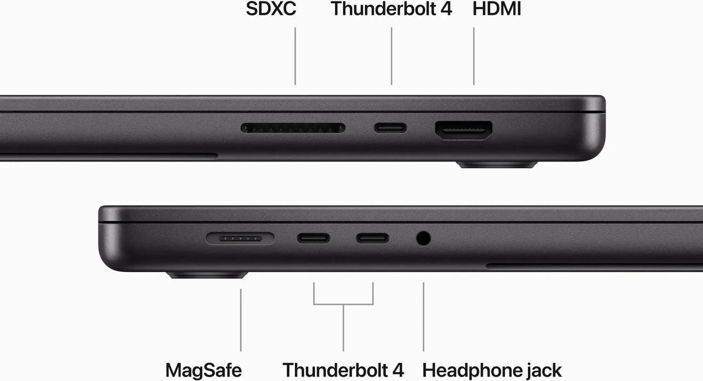 MacBook Pro (2023) 16-inch – Apple M3 Pro 12-Core CPU & 18-Core GPU – Space Black