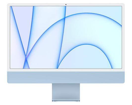 2021 Apple iMac 24-inch - M1 Chip 8-Core CPU/GPU 8GB RAM 512GB SSD Blue | Excellent