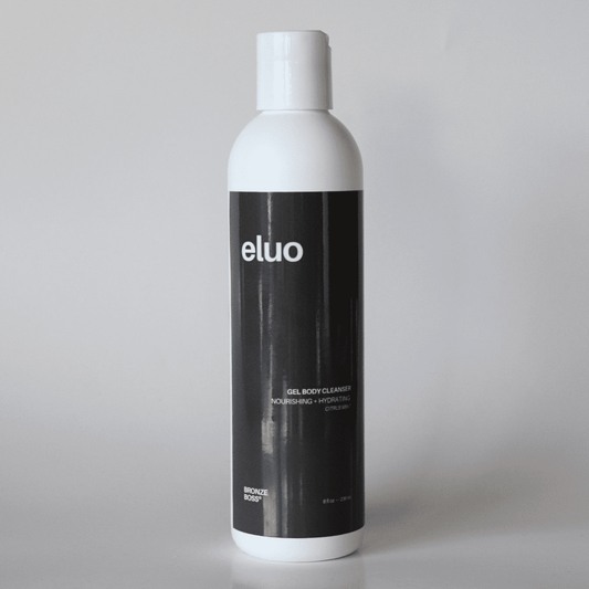 Sunless Body Wash Gel Cleanser Eluo by BRONZE BOSS LLC