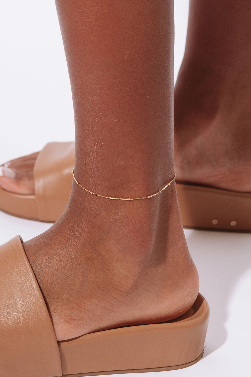 Satellite Chain 14k Gold Filled Anklet Aria