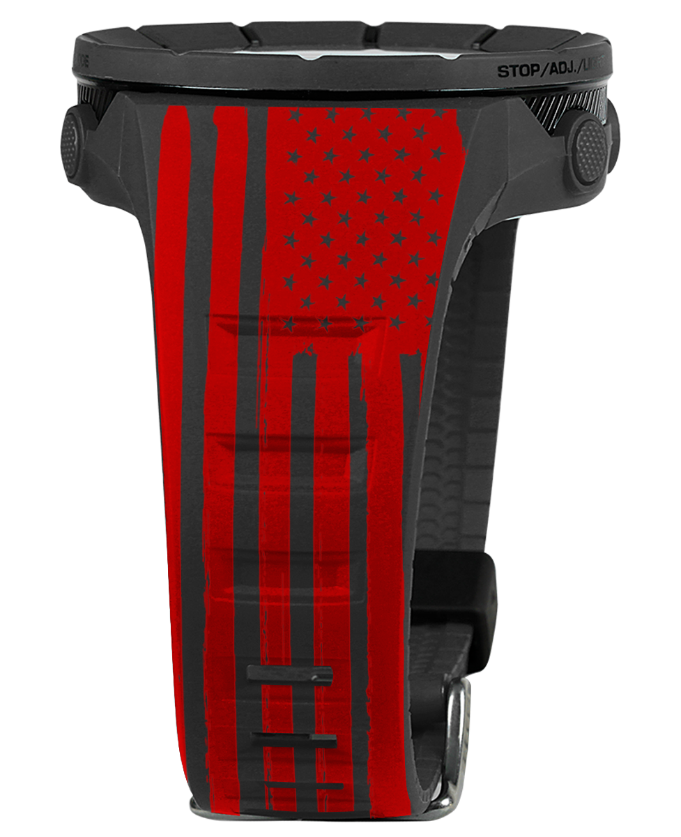 Coliseum Fit Assault Red Edition Phantom Black Watch Rockwell Time