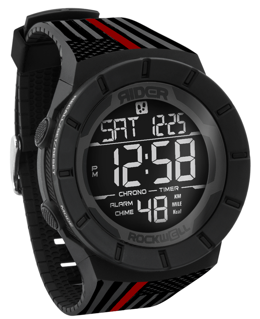 Coliseum Fit™ Phantom Black Assault Firefighter Edition Watch