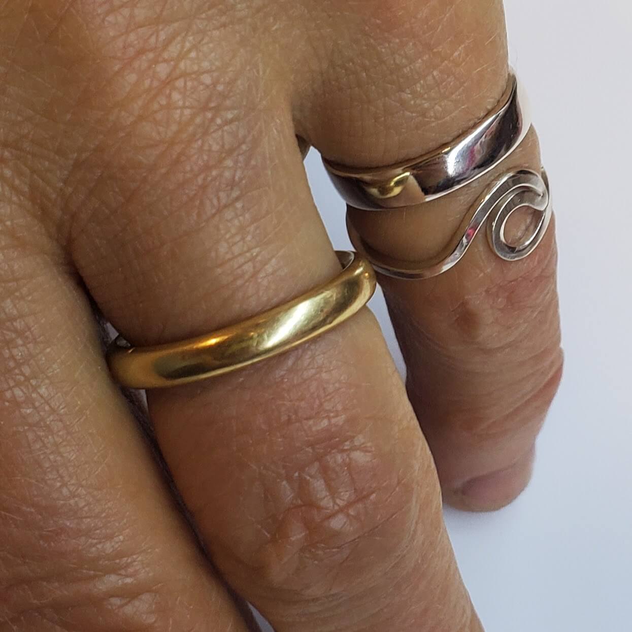 Sterling Silver Pinky-Toe Band Rings Assorted Styles Alexa Martha