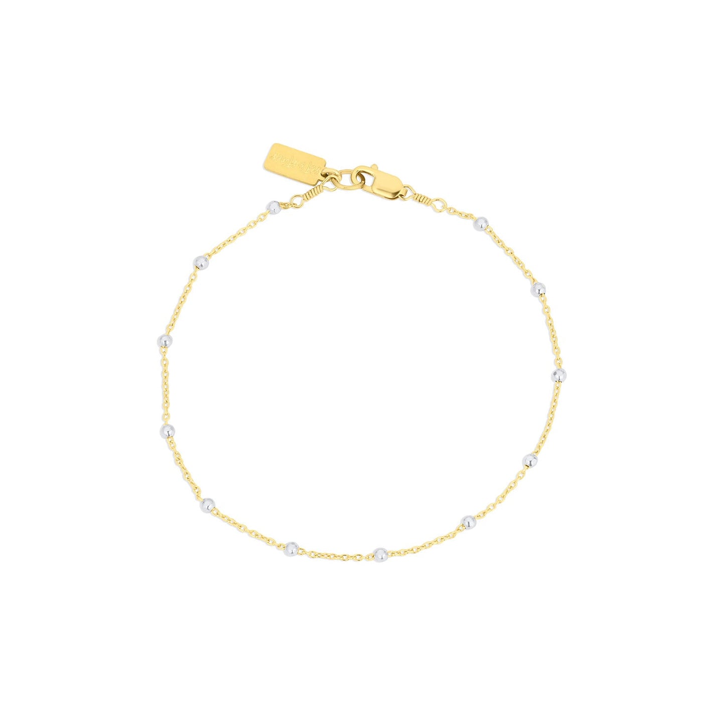 Gold Filled Chain Satellite Beads Bracelet Austen