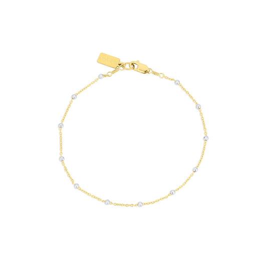 Gold Filled Chain Satellite Beads Bracelet Austen