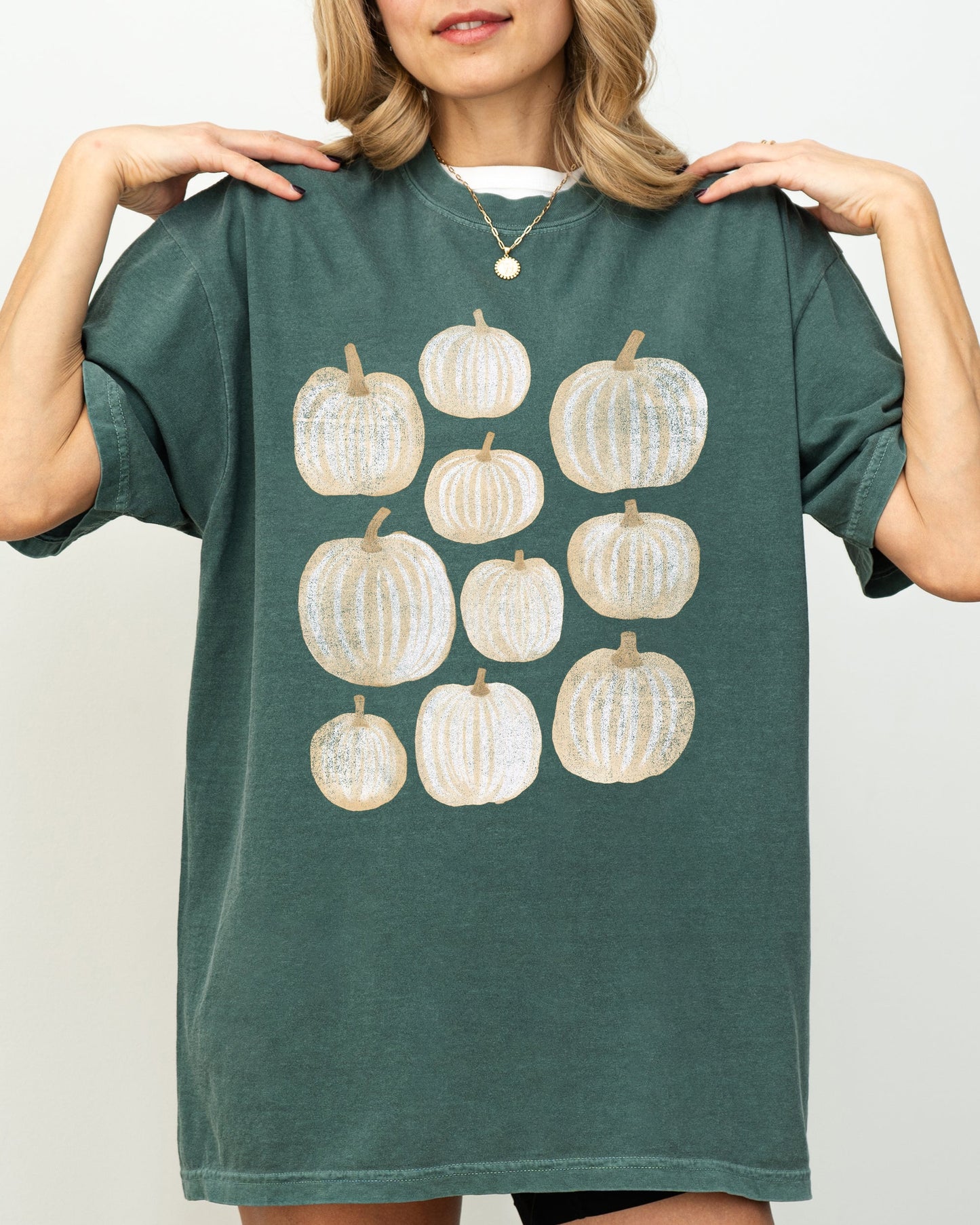 Autumn Pumpkins, Simplicity, Fall, Thanksgiving, Halloween Shirt Comfort Colors T-Shirt