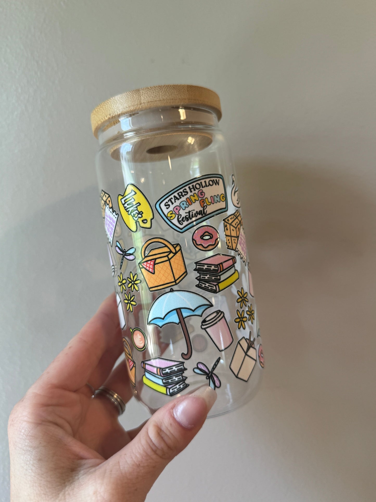 Gilmore Girls 16oz Tumbler Cup Sawdust and Cedar