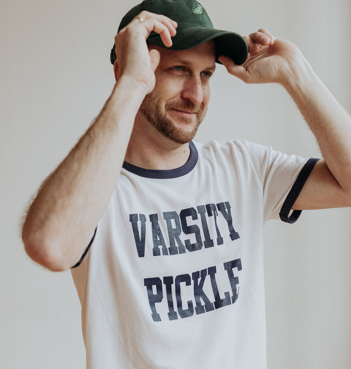 Collegiate Ringer Pickleball T-Shirt Unisex