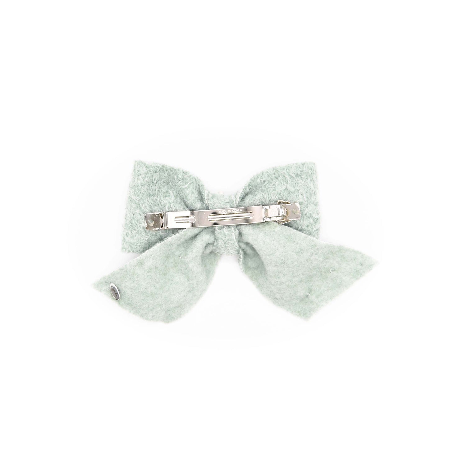 Mint Color Soft Faux Woolen Sophia Hair Bow ADIBA