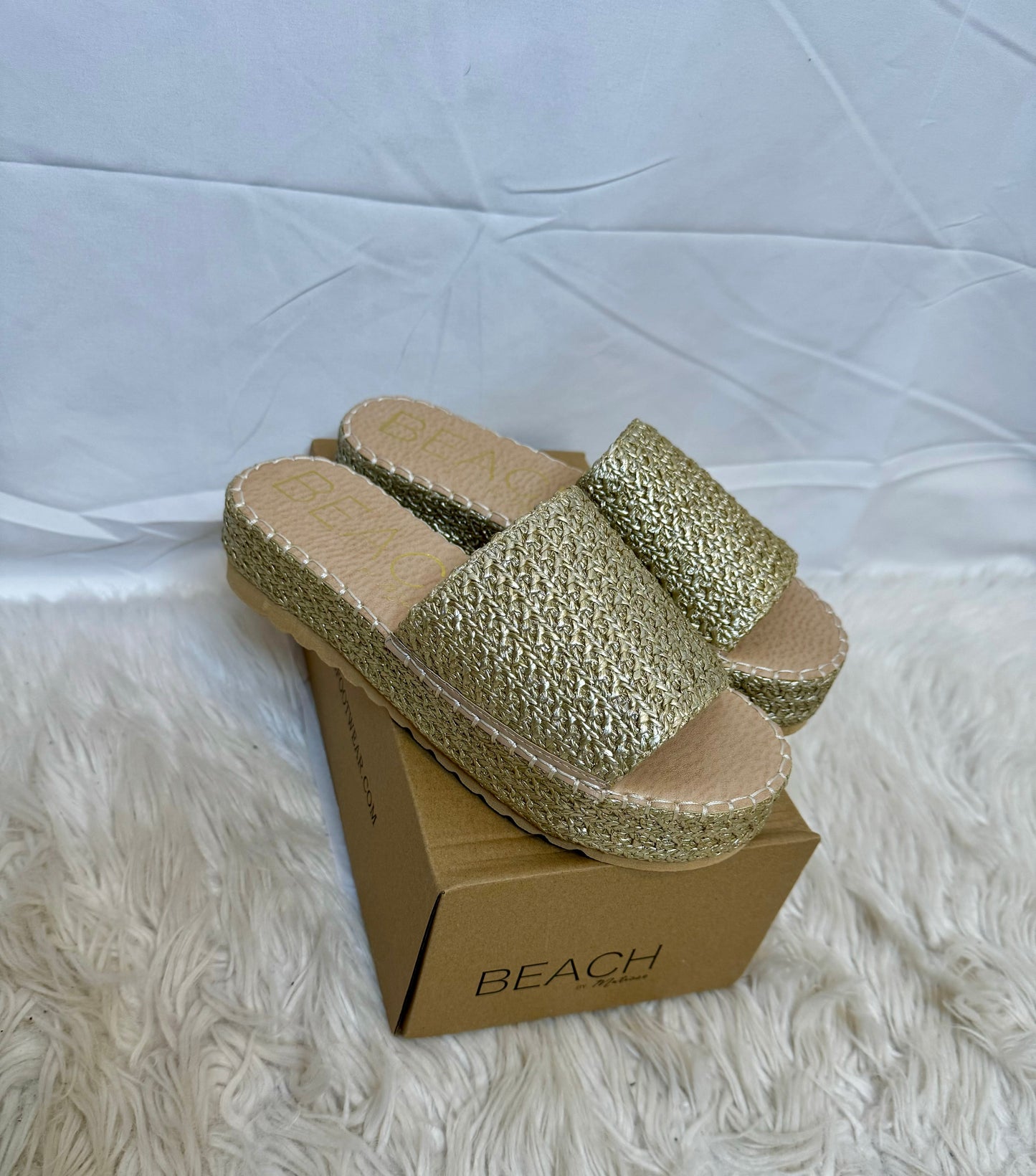 Gold Platform Sandal The Del Mar Platform Sandal