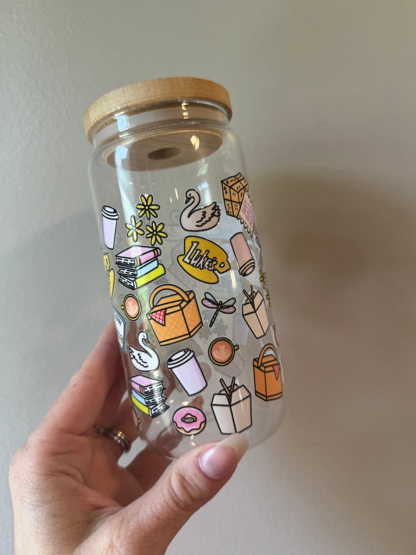 Gilmore Girls 16oz Tumbler Cup Sawdust and Cedar