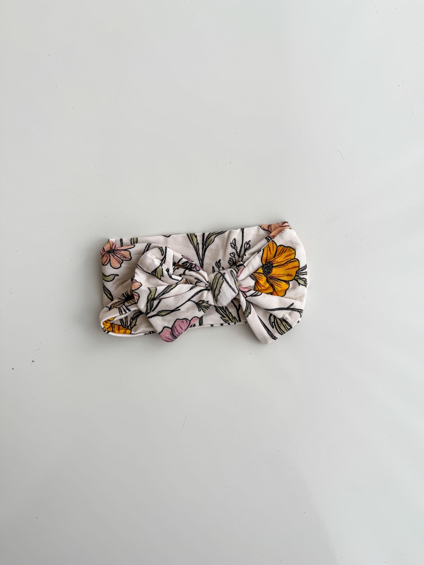 Wild Poppies Bamboo Headband