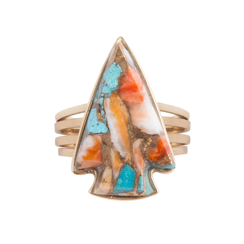 Painted Arrow Ring