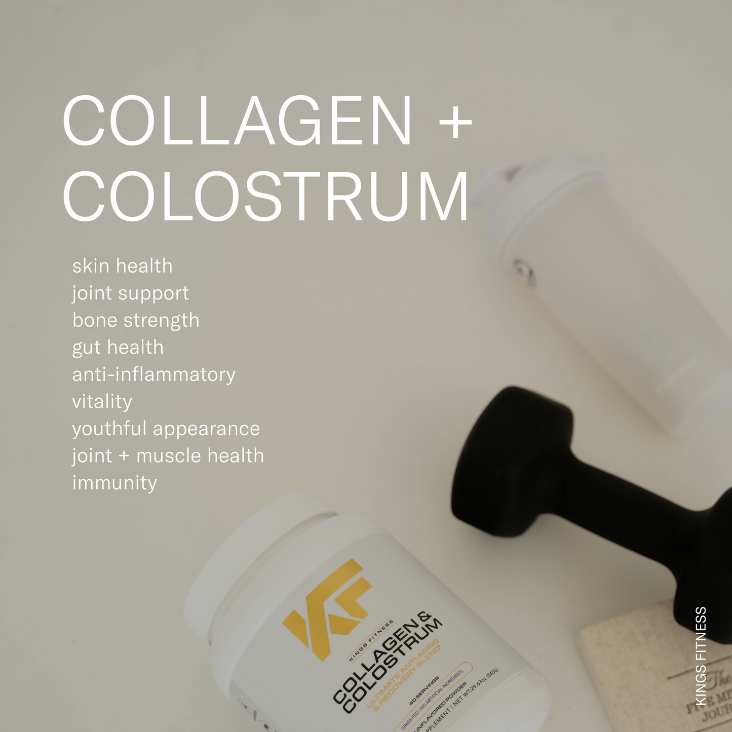 Collagen and Colostrum Anti Aging Recovery Blend