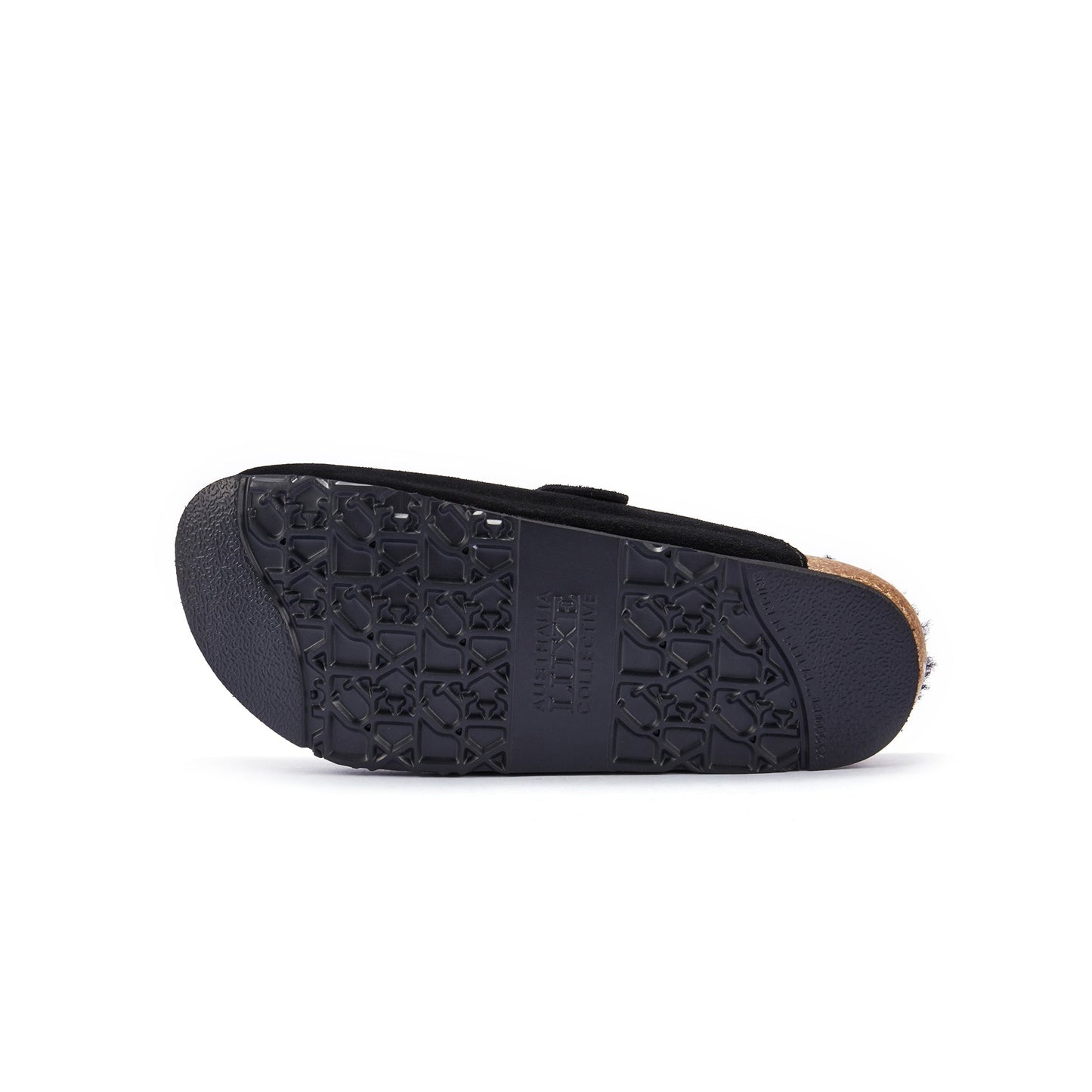 Berlin Black Suede Clog Slip On Shoe