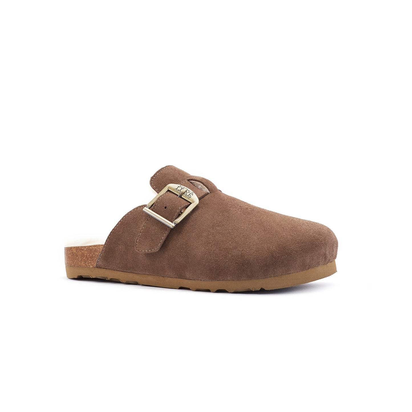 Soft Suede Clog Style Slip On Shoe Berlin Clay