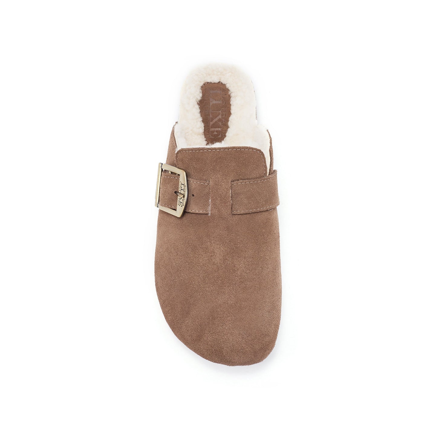 Soft Suede Clog Style Slip On Shoe Berlin Clay