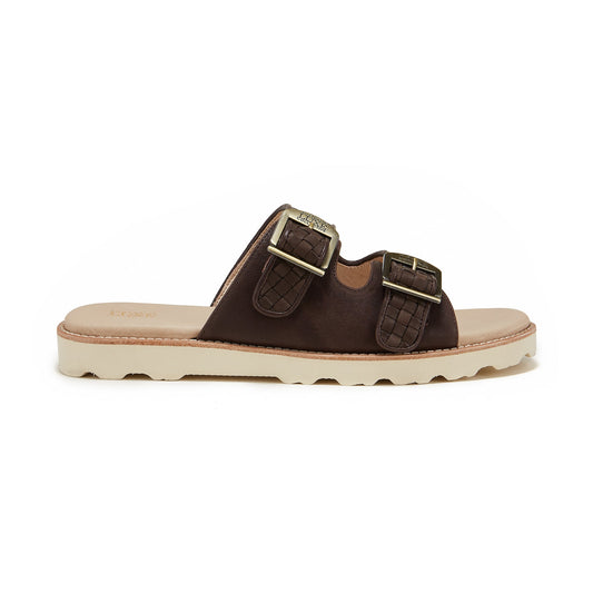 Soft Leather Woven Slip On Sandal Mens Ayeaye Beva