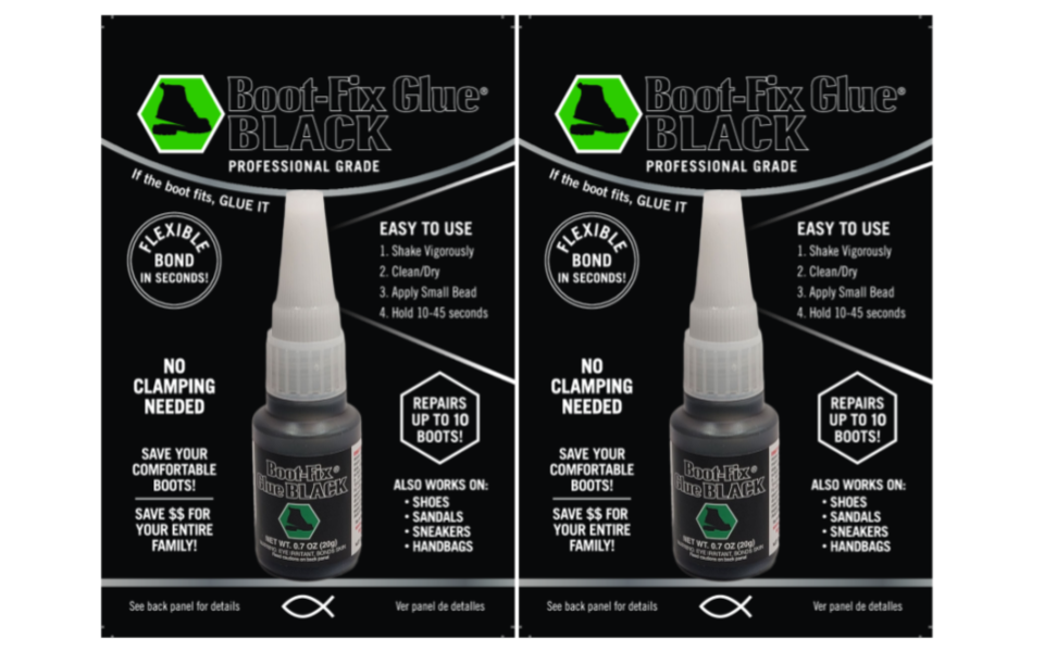Shoe-Fix Flexible Shoe Glue 2-pack Boot-Fix