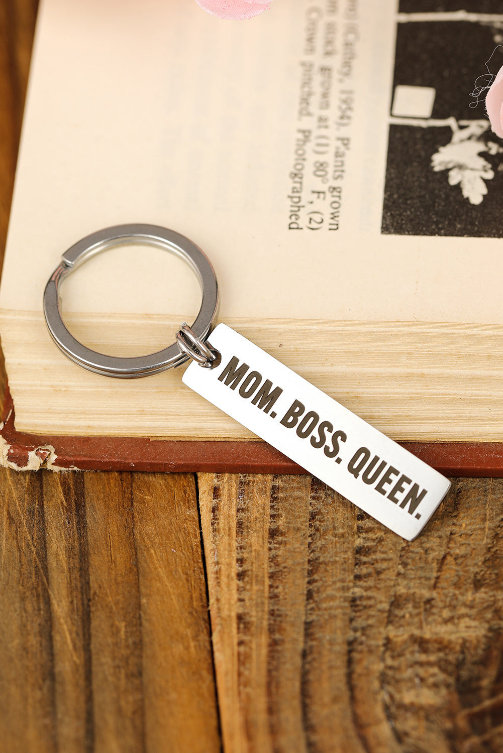 Mom Boss Queen Keychain